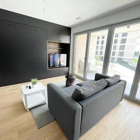 Apartament New In Center With Terrac And Parking Luksemburg